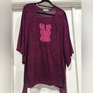 Unity World Wear Elegant Pink Women's Top